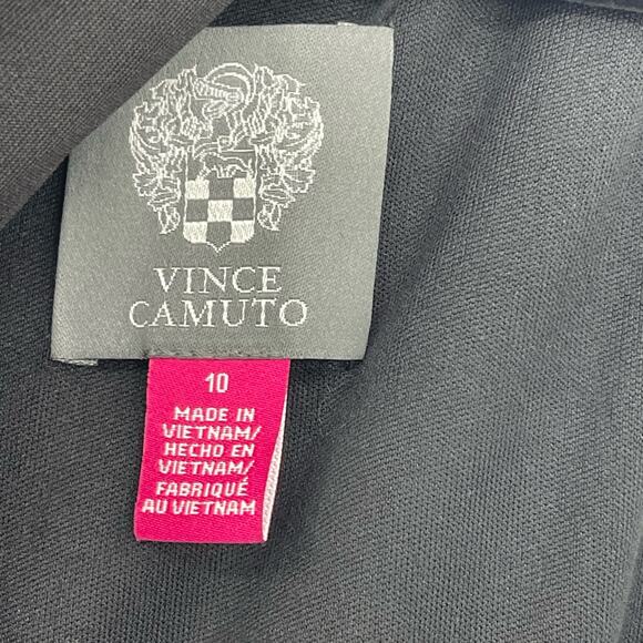 Vince Camuto Black Keyhole Halter Sheath Dress Women's LBT Size 10 NWT - Picture 9 of 10